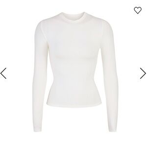 Skims Cotton Jersey Long Sleeve T-Shirt